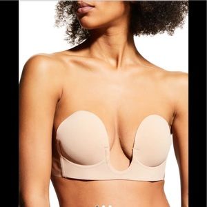 U Plunge Backless Strapless Bra